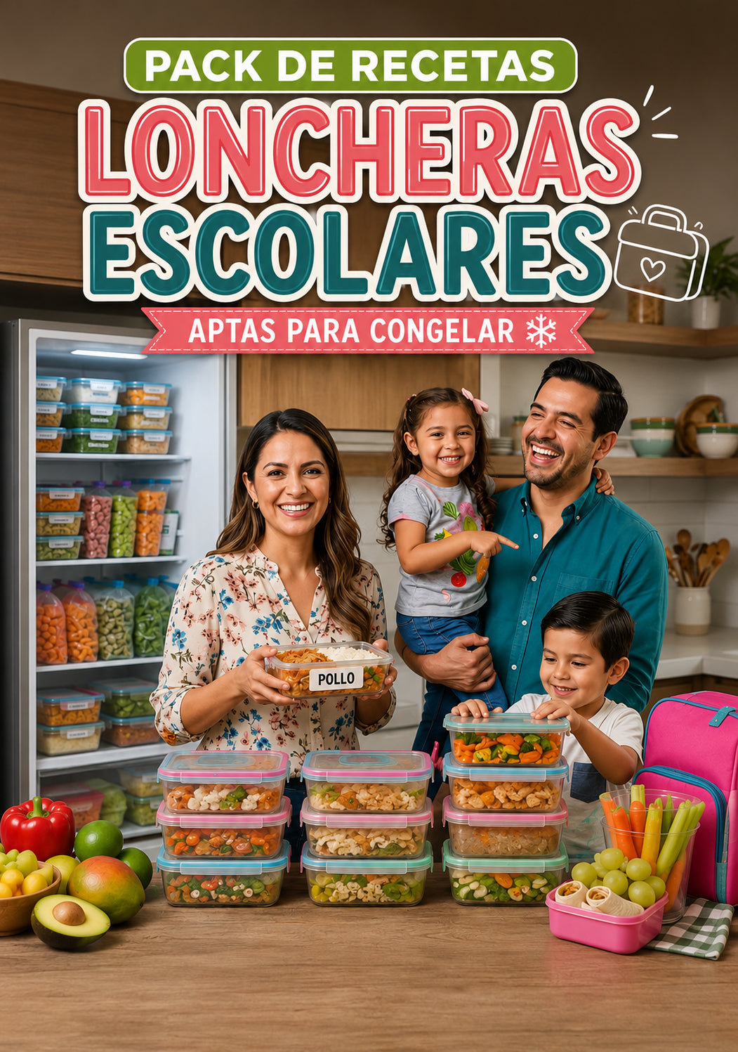 Pack de Recetas para Loncheras Escolares 🔥OFERTA ESPECIAL ÚNICAMENTE EN ESTA PÁGINA